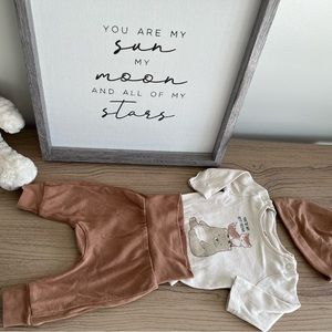 Newborn 100% organic set
